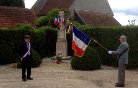 remise des fleurs